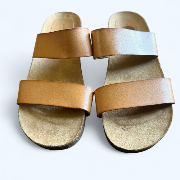 ROCK & CANDY by ZiGi Tan Slide Sandals Size 8 Women - Picture 1 of 8